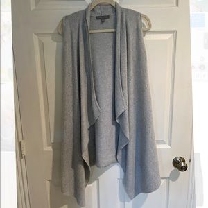 Neiman Marcus Draped Cashmere Vest